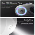 Load image into Gallery viewer, Automatic LED Lights Retractable Dog Leash