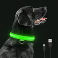 Load image into Gallery viewer, Rechargeable LED Glowing Dog Collar Success